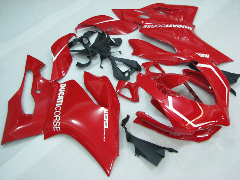 Gloss Red Factory Style - Ducati 1199 Panigale 12-14 Fairing Kit