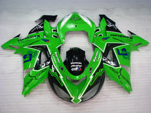 Bild in der Galerieansicht laden, Green and Black alpinestars - NINJA ZX-10R 06-07 Fairing Kit