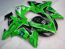 Bild in der Galerieansicht laden, Green and Black alpinestars - NINJA ZX-10R 06-07 Fairing Kit