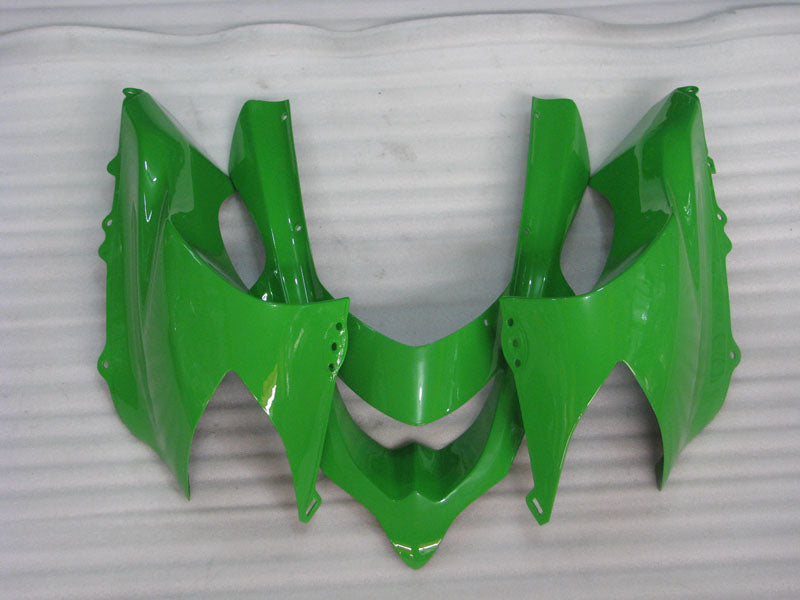 Green and Black No decals - NINJA ZX-10R 04-05 Fairing Kit