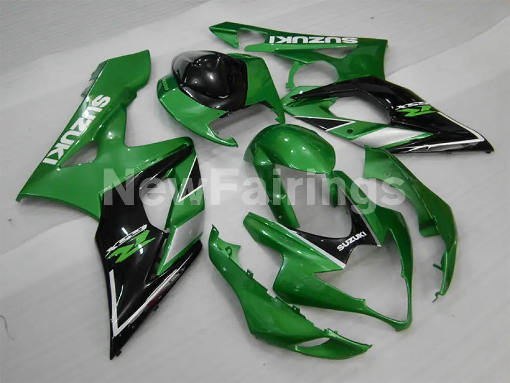 Green and Black Factory Style - GSX-R1000 05-06 Fairing Kit