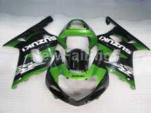 Bild in der Galerieansicht laden, Green and Black Factory Style - GSX-R600 01-03 Fairing Kit