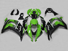Laden Sie das Bild in den Galerie-Viewer, Green with Black Factory Style - NINJA ZX-10R 16-20 Fairing