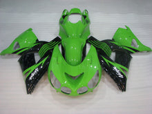 Laden Sie das Bild in den Galerie-Viewer, Green and Black Factory Style - NINJA ZX-14R 06-11 Fairing
