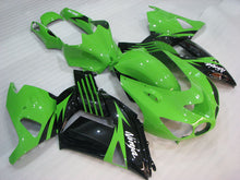 Laden Sie das Bild in den Galerie-Viewer, Green and Black Factory Style - NINJA ZX-14R 06-11 Fairing