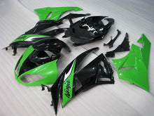 Laden Sie das Bild in den Galerie-Viewer, Green and Black Factory Style - NINJA ZX-6R 09-12 Fairing