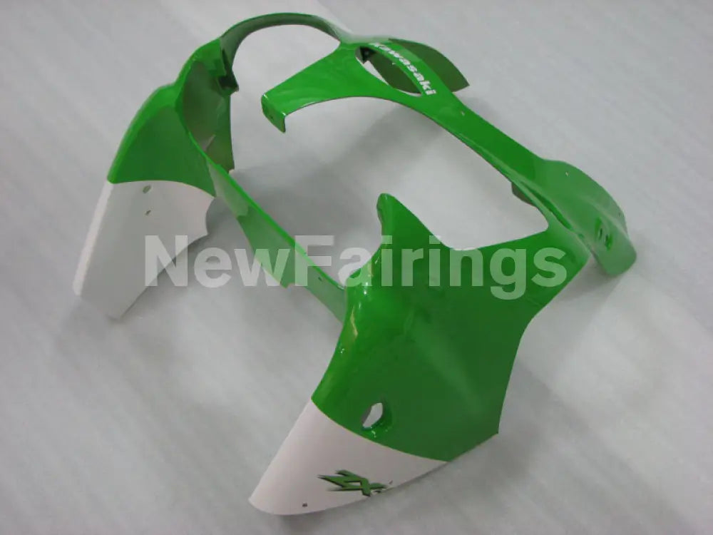 Green and Black Flame NINJA ZX 6R 00 02 Fairing Kit