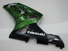 Laden Sie das Bild in den Galerie-Viewer, Green and Black Flame - NINJA ZX-6R 03-04 Fairing Kit