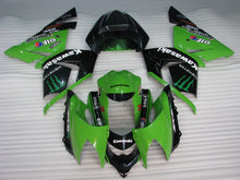 Bild in der Galerieansicht laden, Green and Black Monster - NINJA ZX-10R 04-05 Fairing Kit
