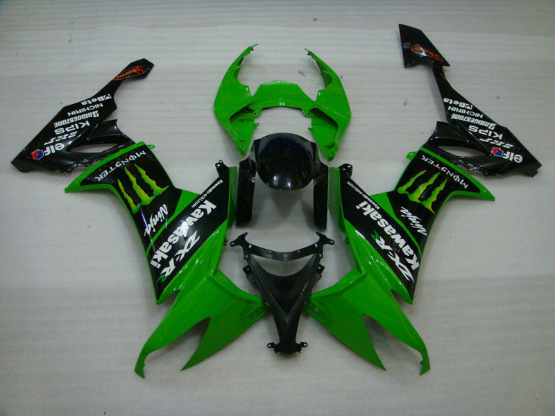 Green Black Monster - NINJA ZX-10R 08-10 Fairing Kit