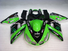 Laden Sie das Bild in den Galerie-Viewer, Green and Black Monster - NINJA ZX-14R 06-11 Fairing Kit