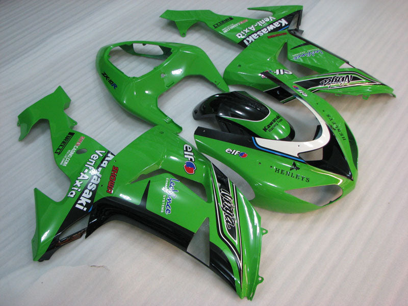 Green and Black Pirelli - NINJA ZX-10R 06-07 Fairing Kit