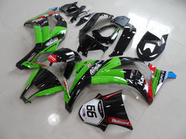 Green and Black Red Motocard - NINJA ZX-10R 11-15 Fairing