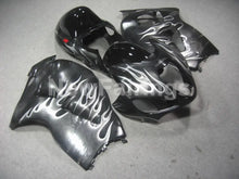 Laden Sie das Bild in den Galerie-Viewer, Grey and Silver Flame - GSX1300R Hayabusa 99-07 Fairing Kit
