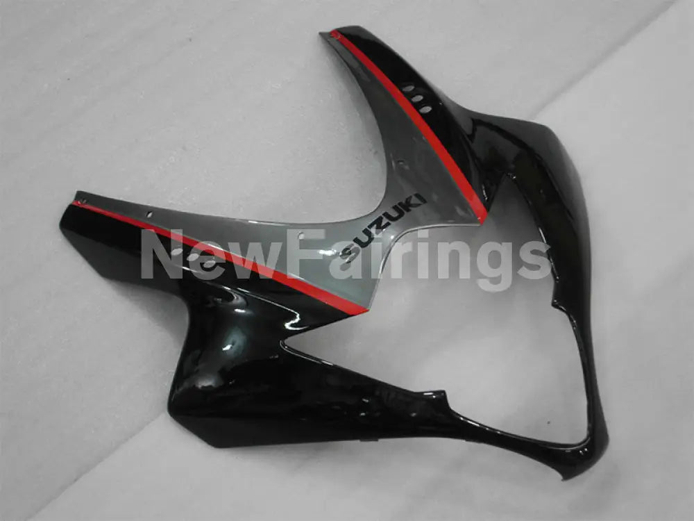 Grey and Black Red Factory Style - GSX-R1000 05-06 Fairing Kit