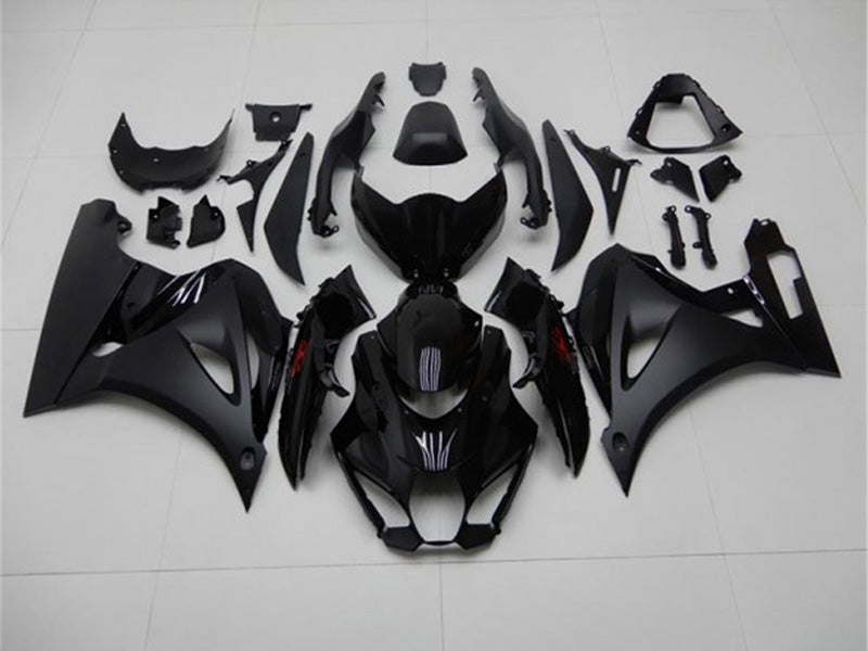 Schwarz und Matt Schwarz Fabrikstil - GSX-R1000 17-24 Verkleidungsset