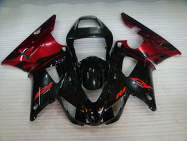 Schwarz und Weinrot Fabrikstil - YZF-R1 98-99 Verkleidungsset