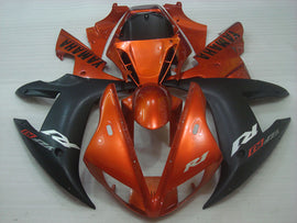 Orange und Matt Schwarz Fabrikstil - YZF-R1 02-03 Verkleidungsset