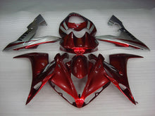 Bild in der Galerieansicht laden, Weinrot und Silber Fabrikstil - YZF-R1 04-06 Verkleidungsset
