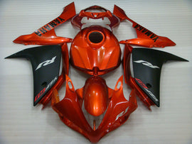 Orange und Matt Schwarz Fabrikstil - YZF-R1 07-08 Verkleidungsset