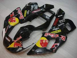Schwarz mit Red Bull - YZF-R6 98-02 Verkleidungsset