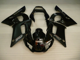 Schwarz und Matt Schwarz Fabrikstil - YZF-R6 98-02 Verkleidungsset
