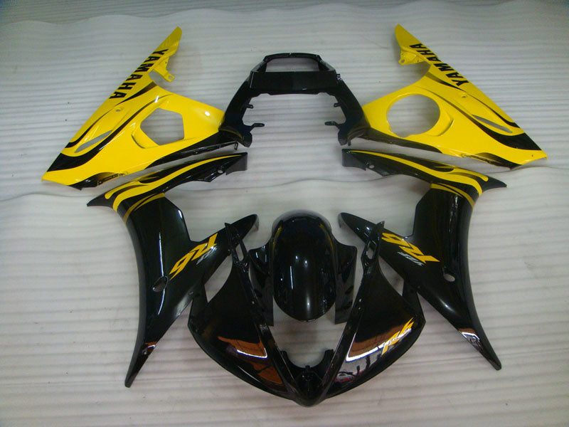 Gelb und Schwarz Fabrikstil - YZF-R6 03-04 Verkleidungsset