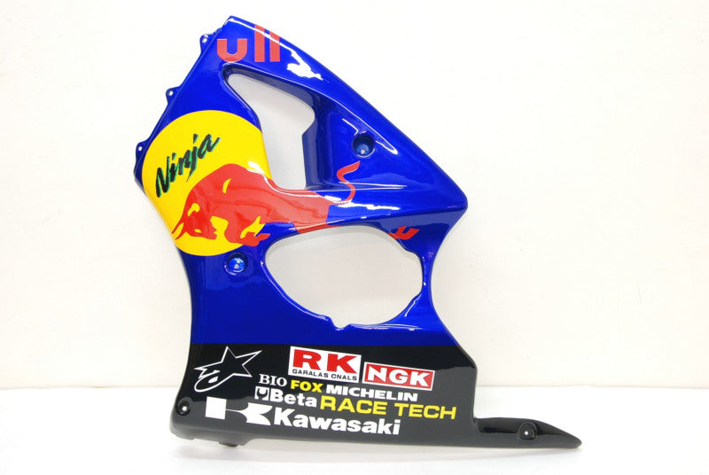 Blau-schwarzer Red Bull - NINJA ZX-6R 00-02 Verkleidungssatz