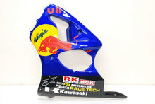 Laden Sie das Bild in den Galerie-Viewer, Blau-schwarzer Red Bull - NINJA ZX-6R 00-02 Verkleidungssatz