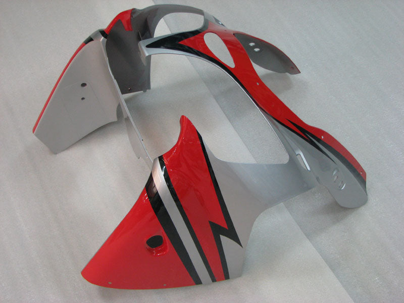 Roter und silberner Fabrikstil – NINJA ZX-6R 00-02 Verkleidungssatz