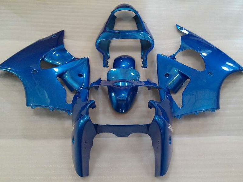 Glänzend blauer Factory Style - NINJA ZX-6R 00-02 Verkleidungssatz