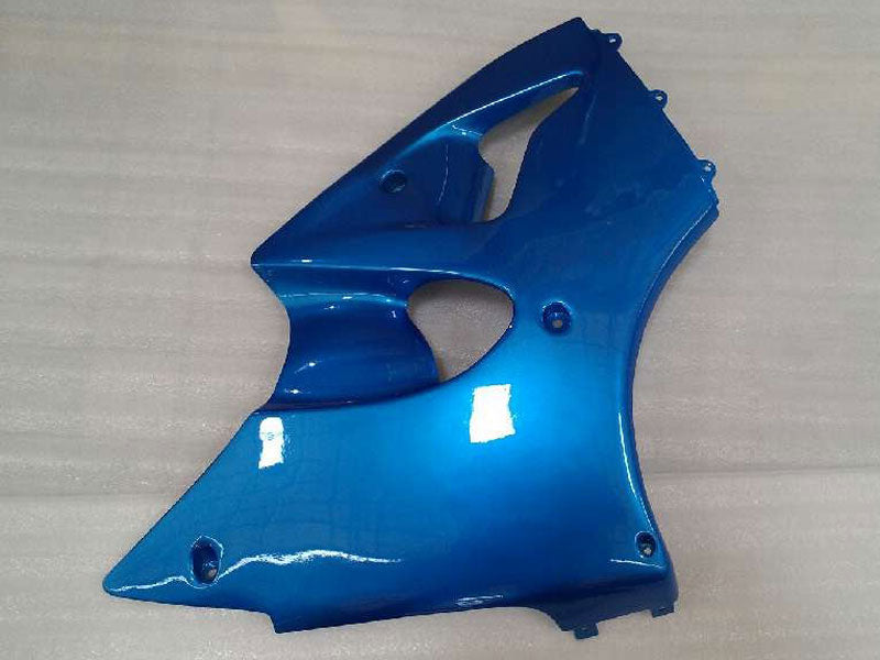 Glänzend blauer Factory Style - NINJA ZX-6R 00-02 Verkleidungssatz