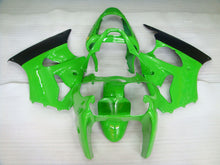 Laden Sie das Bild in den Galerie-Viewer, Grün-schwarzer Factory Style – NINJA ZX-6R 00-02 Verkleidungssatz