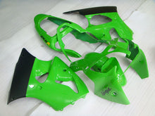 Laden Sie das Bild in den Galerie-Viewer, Grün-schwarzer Factory Style – NINJA ZX-6R 00-02 Verkleidungssatz