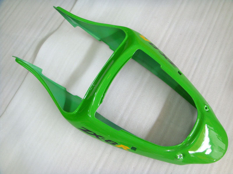 Grün-schwarzer Factory Style – NINJA ZX-6R 00-02 Verkleidungssatz