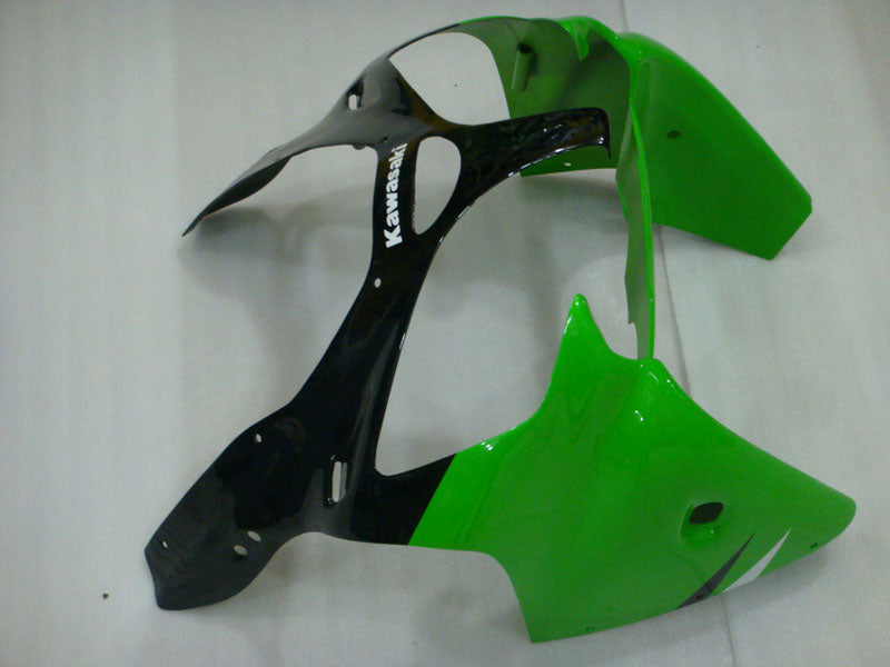 Grün-schwarzer Factory Style – NINJA ZX-6R 00-02 Verkleidungssatz