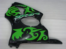 Laden Sie das Bild in den Galerie-Viewer, Schwarz-grüner Factory Style – NINJA ZX-6R 00-02 Verkleidungssatz