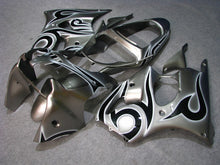 Laden Sie das Bild in den Galerie-Viewer, Silber-Schwarz-Werksstil - NINJA ZX-6R 00-02 Verkleidungssatz