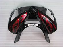 Laden Sie das Bild in den Galerie-Viewer, Black and Red Flame - NINJA ZX-6R 03-04 Fairing Kit