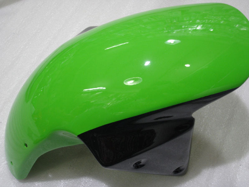 Green and Black FUCHS - NINJA ZX-6R 03-04 Fairing Kit