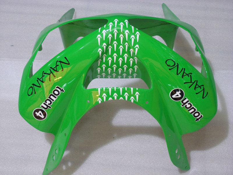 Green Black FUCHS - NINJA ZX-6R 03-04 Fairing Kit