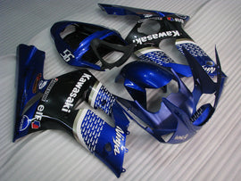 Blau-schwarzes FUCHS - NINJA ZX-6R 03-04 Verkleidungskit