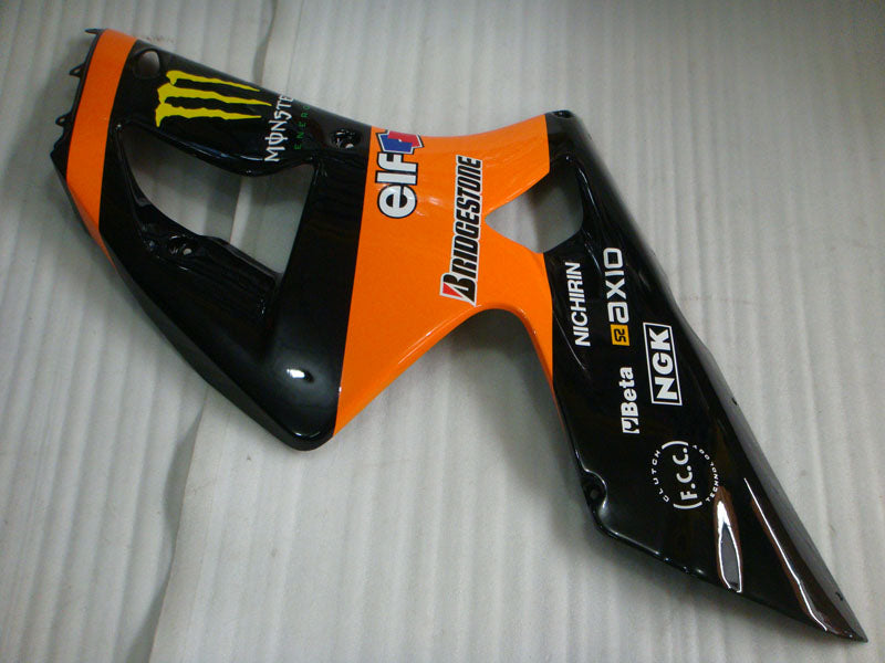 Orange and Black Monster - NINJA ZX-6R 03-04 Fairing Kit