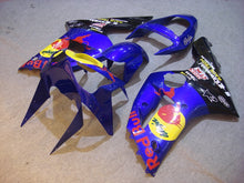 Laden Sie das Bild in den Galerie-Viewer, Blue and Black Red Bull - NINJA ZX-6R 03-04 Fairing Kit