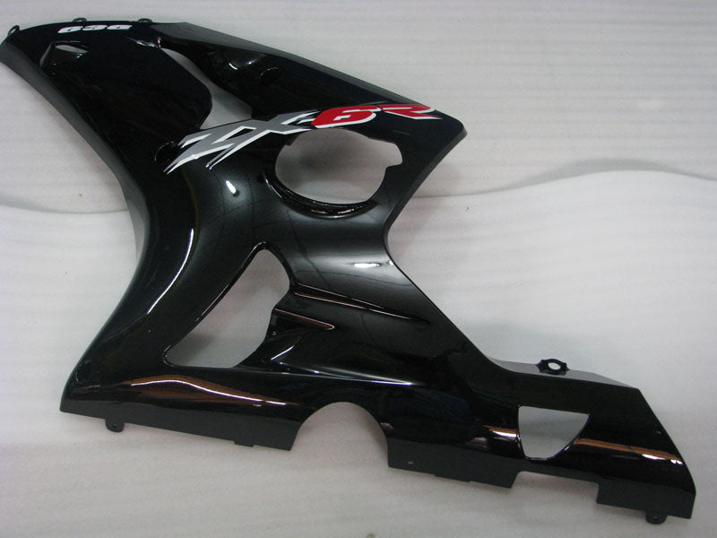 Schwarzer Factory Style - NINJA ZX-6R 03-04 Verkleidungssatz