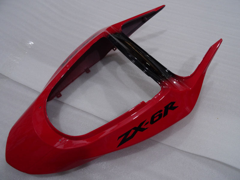 Roter und schwarzer Factory Style - NINJA ZX-6R 03-04 Verkleidungssatz