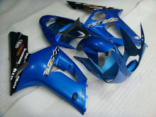 Laden Sie das Bild in den Galerie-Viewer, Blau-schwarzer Factory Style – NINJA ZX-6R 03-04 Verkleidungssatz