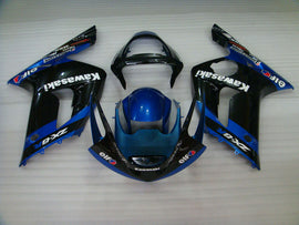 Blau-Schwarz Factory Style - NINJA ZX-6R 03-04 Verkleidungskit