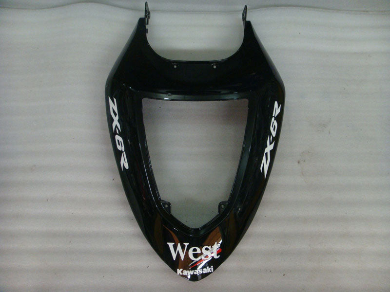 Schwarz-Weiß-Westen - NINJA ZX-6R 05-06 Verkleidungssatz
