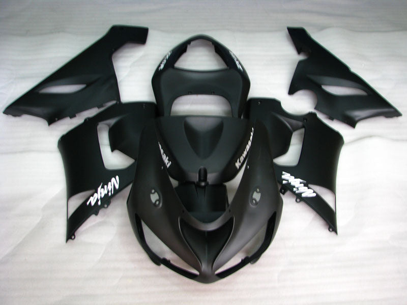 Mattschwarzer Factory Style - NINJA ZX-6R 05-06 Verkleidungskit